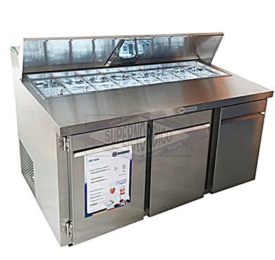 Mesón Refrigerado con Azafates